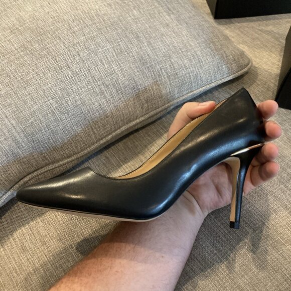 Coach Wiley Canvas and Leather Pump Heel Shoes - Picture 14 of 15